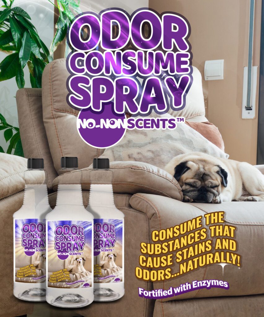 pet odor spray panel